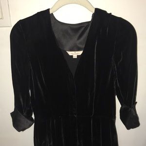 French Connection Jet Velvet Jumpsuit